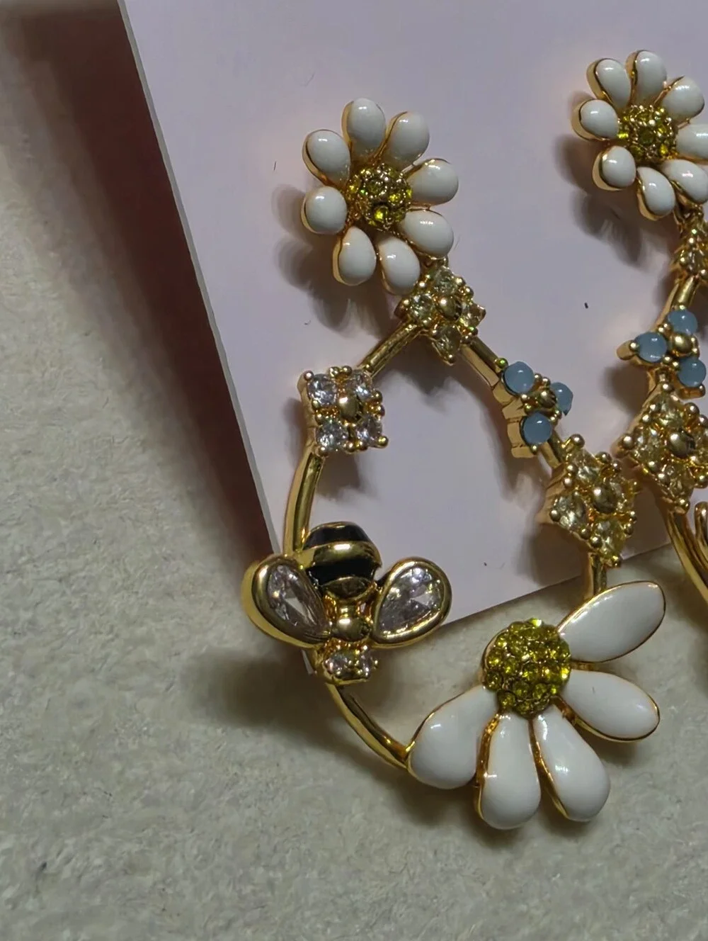 kate spade Dazzling Daisies Statement Hoops